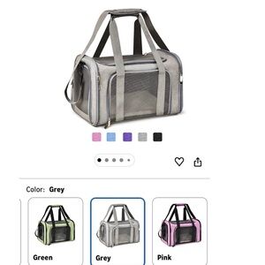 Amazon Grey Pet Carrier
